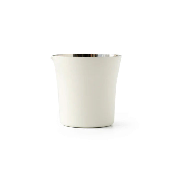Acaia Spouted Double Insulated Cup 4oz 120ml Beige White