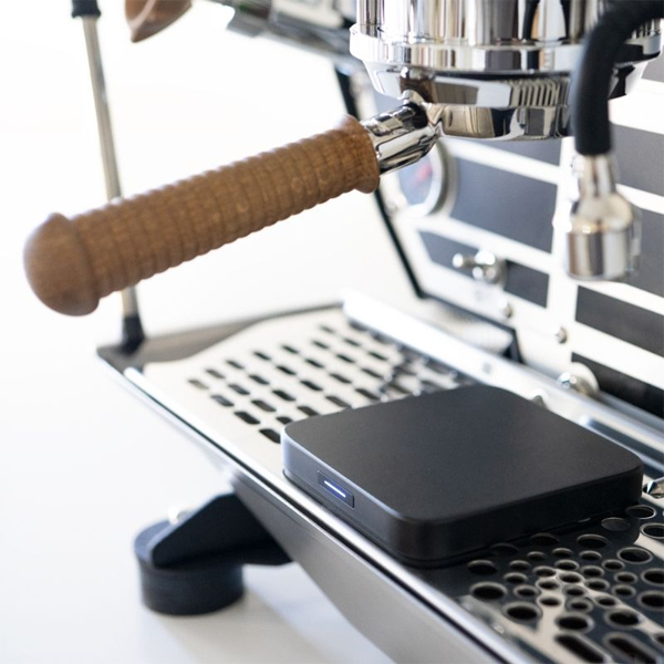 Acaia Umbra Lunar Black Scale display free smart espresso scale designed for accurate connected brewing