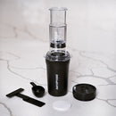AeroPress Go Plus Coffee Maker Bundle portable press brewer set for easy coffee brewing at home or on the go