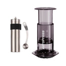 Aeropress Clear Coffee Maker Bundle Ten Mile Tall Black