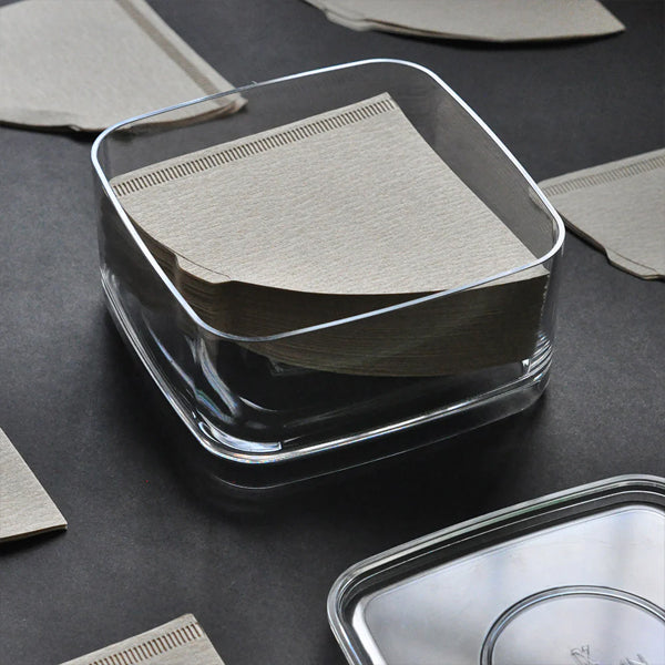 Ankomn Filter Organizer polycarbonate coffee paper filter storage container for neat pour over brewing setup