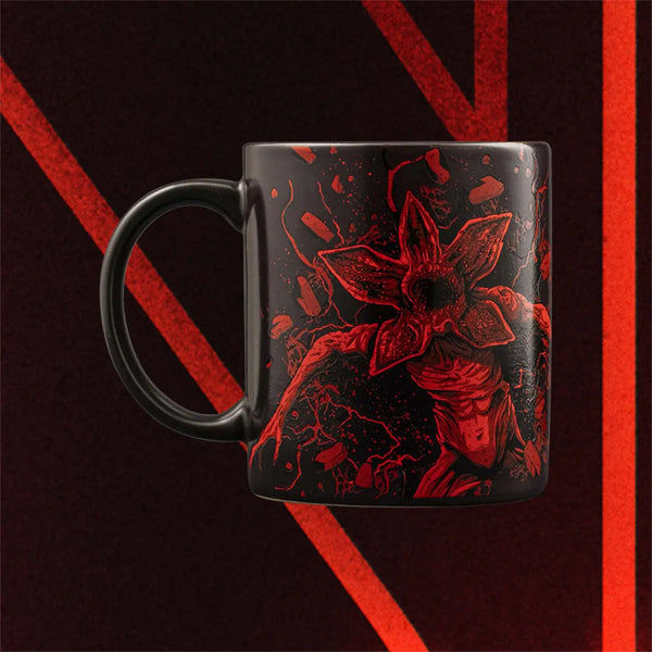Bialetti Stranger Things Mug featuring collectible Hawkins themed series artwork