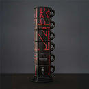 Bialetti Stranger Things Stackable Cups 6 Set with vintage Hawkins themed graphics