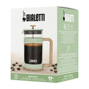 Bialetti Green Woody Coffee Press 1L with sturdy heatproof glass and wood look handle