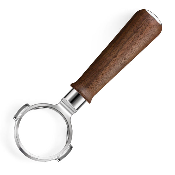 Breville Naked Portafilter 58 mm with ergonomic walnut handle