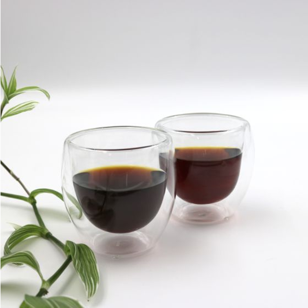 Bruer Double Wall Coffee Glass Set 200ml