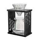 Hario Drip Stand Set Asanoha in Black Wood Finish