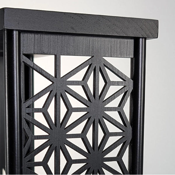 Hario Popur Over Drip Stand Set Asanoha in Black Wood Finish