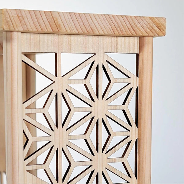 Hario V60 Drip Stand Set Asanoha in Natural Wood Finish