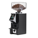 Eureka Mignon Specialita smart coffee grinder (black) with touchscreen display and clear bean hopper