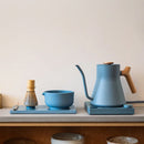 Fellow matcha tea set hazy blue ceramic bowl and whisk