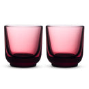 Fellow Pirch cappuccino glasses garnet colour