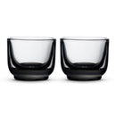 Fellow Pirch espresso glasses smoke grey