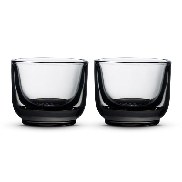 Fellow Pirch espresso glasses smoke grey