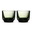Fellow Pirch espresso glasses woodland green