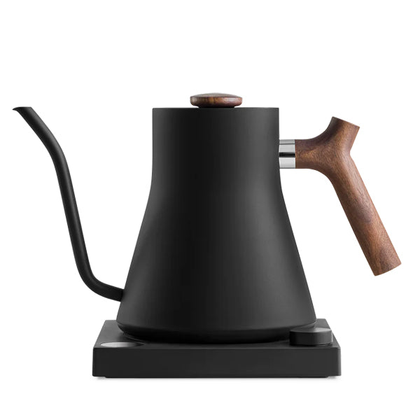 Fellow Stagg EKG Electric Kettle Black with Walnut Handle