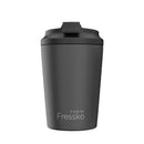Fressko Reusable Ceramic Cup Coal Camino 12oz