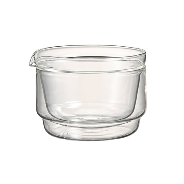 Hario Matcha Bowl (Double‑Walled, 300 ml) in Clear Glass Finish