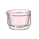 Hario Double‑Walled Matcha Bowl 300 ml in Soft Pink Finish