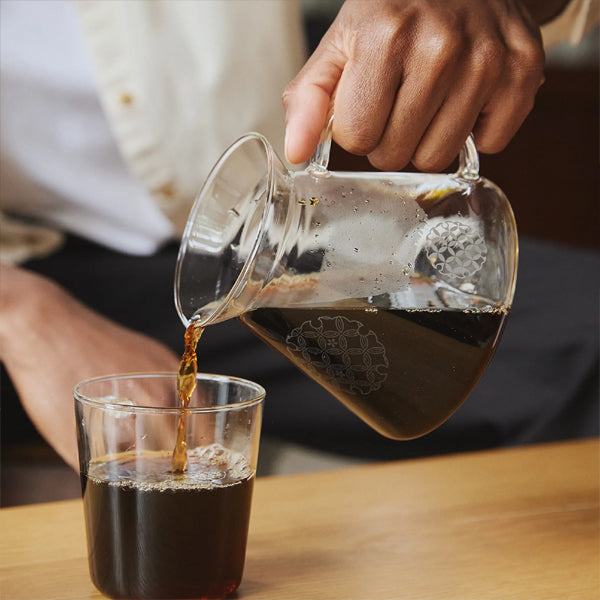 Hario Miyabi Glass Coffee Server in Transparent Finish
