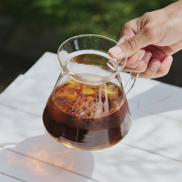 Hario Miyabi Glass Coffee Server in Clear Finish