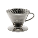 Hario P.V.D. V60 Dripper Size 01 in Silver—PVD-coated