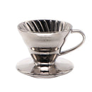 Hario P.V.D. V60 Dripper Size 02 in Silver—PVD-coated
