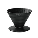 Hario Purion Clay Volcanic Black for V60 dripper, Size 02 (600 ml)
