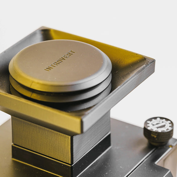 Introvert Eureka Single Dose Hopper Bellows silicone accessory designed to reduce retention and optimise grinder performance