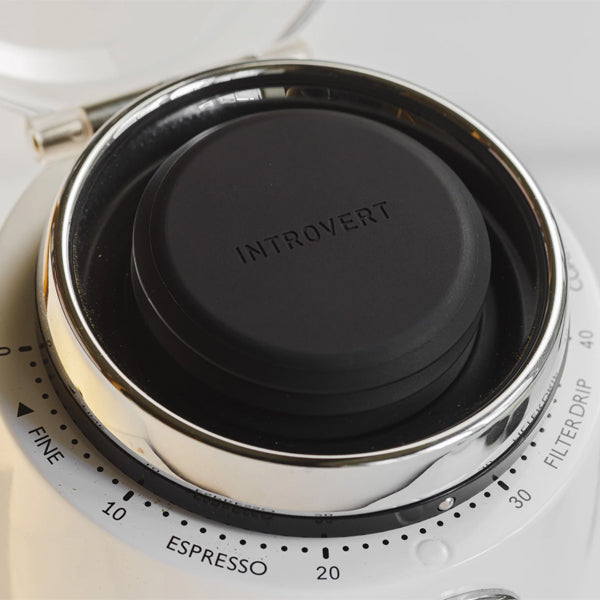 Introvert Silicone Bellows for Niche Zero Duo designed to reduce retention and enhance grind consistency