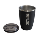 Kaffelogic Bullet Cup reusable coffee keep cup with stainless steel interior and clear lid