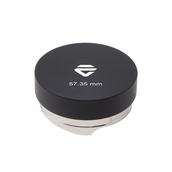 Lelit 57mm Coffee Leveler with Adjustable Depth and Brushed Black Finish