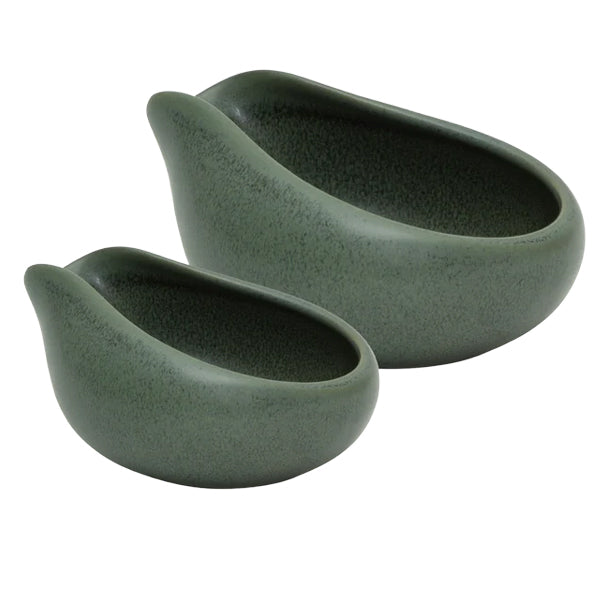 Loveramics Bean Dosing Tray Set of 2 Matte Dark Green