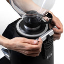 Macap Supra Black 83 professional espresso grinder with 83mm flat burrs for high output café grinding