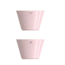 Ni Wares Toto 120ml Cup Set of 2 dual lip porcelain coffee cups designed to enhance flavour and mouthfeel