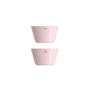 Ni Wares Toto 70ml Cup Set of 2 dual lip porcelain espresso cups crafted to highlight flavour and texture