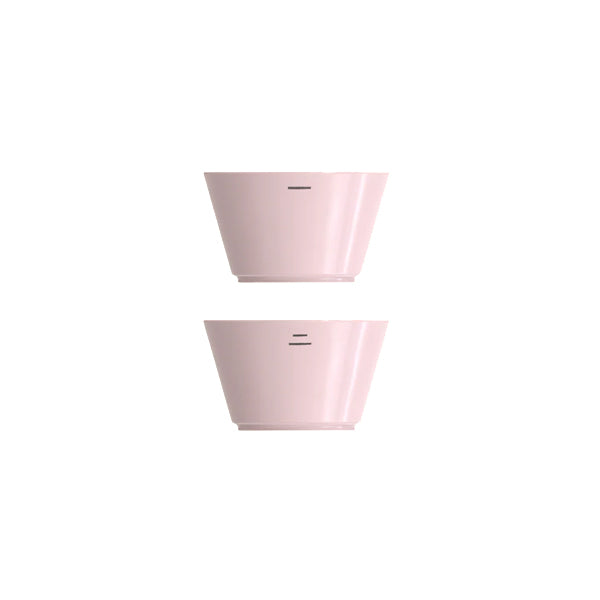Ni Wares Toto 70ml Cup Set of 2 dual lip porcelain espresso cups crafted to highlight flavour and texture