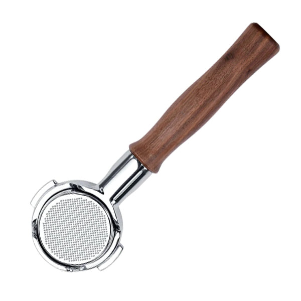 Normcore Slim Bottomless Portafilter E61 - Walnut