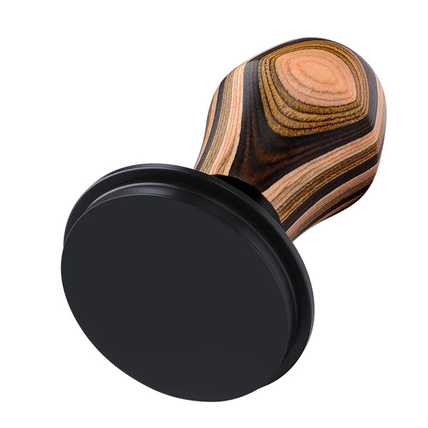 Normcore V4 Spring Loaded Coffee Tamper Colourful Wood Calibrated Flat