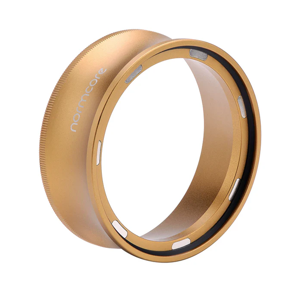 Normcore Magnetic Dosing Funnel V2 in bronze for 58mm portafilters