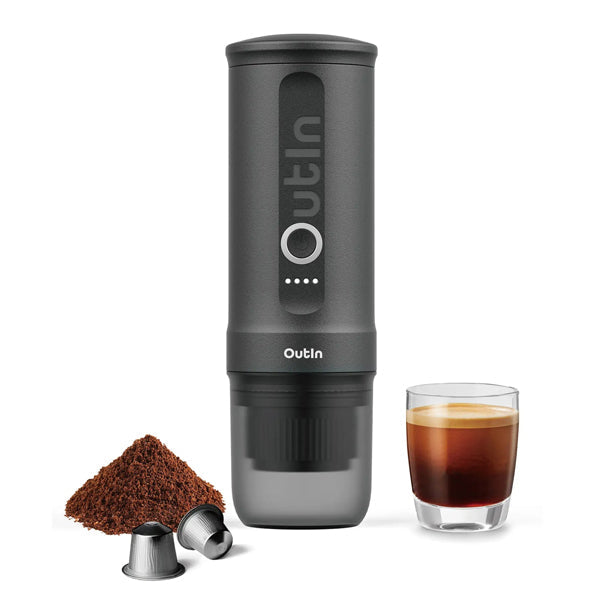 Outin Nano Portable Espresso Maker Grey
