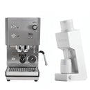 Profitec GO 2.0 Stainless Steel Varia VS4 White Espresso Machine Bundle