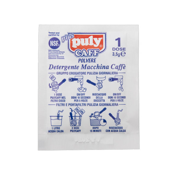 Puly Caff espresso machine cleaning powder