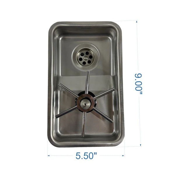 Rhino x Caffewerks Mini Coffee Rinser for barista milk pitcher cleaning