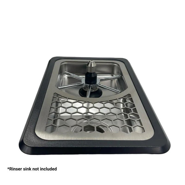 Rhino x Caffewerks Trim Mini Rinser compact coffee rinser for barista use