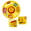 Sakamoto Days Yellow Cups and Saucers Set of 4 – Limited Edition Ceramic Collection