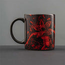 Stranger Things Heat Sensitive Mug with colour changing Demogorgon artwork