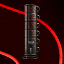 Stranger Things Stackable Cup Set of 6 with retro Hawkins inspired design