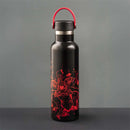 Bialetti x Stranger Things Thermic Glow Bottle 600ml insulated drink bottle with red Demogorgon design