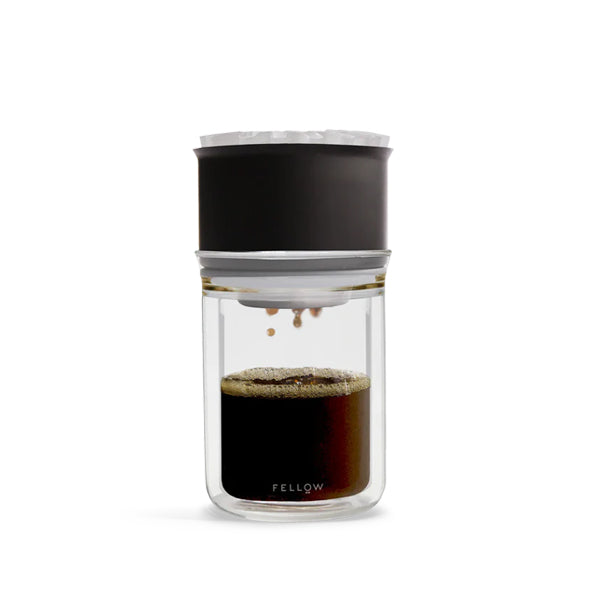 Fellow Stagg X pour over dripper set for flat bottom coffee brewing and precise manual extraction